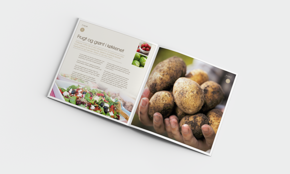 FL-frugt profil brochure. Lokal engros leverandør på Fyn af frugt og grønt til virksomheder